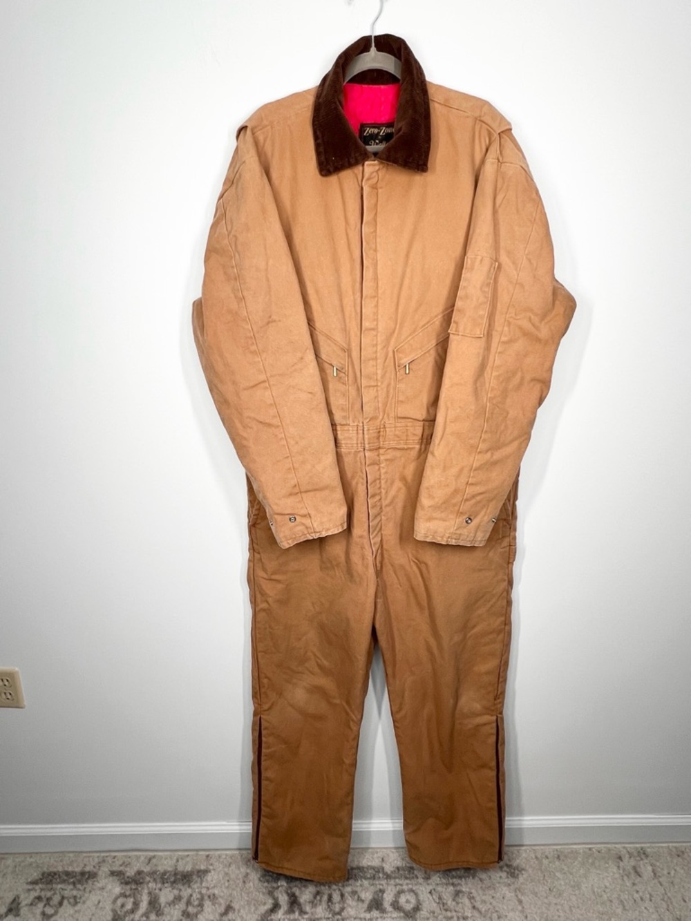 Zero-Zone by Walls Canvas Insulated Coveralls Workwear XL Regular Chest 46-48